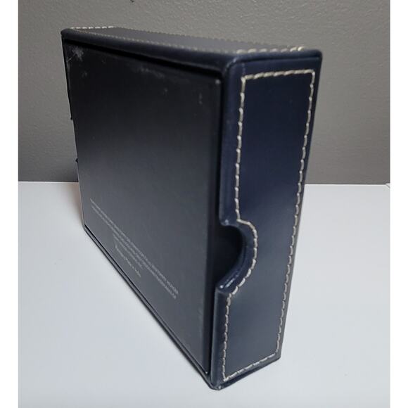 Tommy Hilfiger Brown Genuine Leather Billfold Valet Passcase Embossed Wallet New - Picture 7 of 8